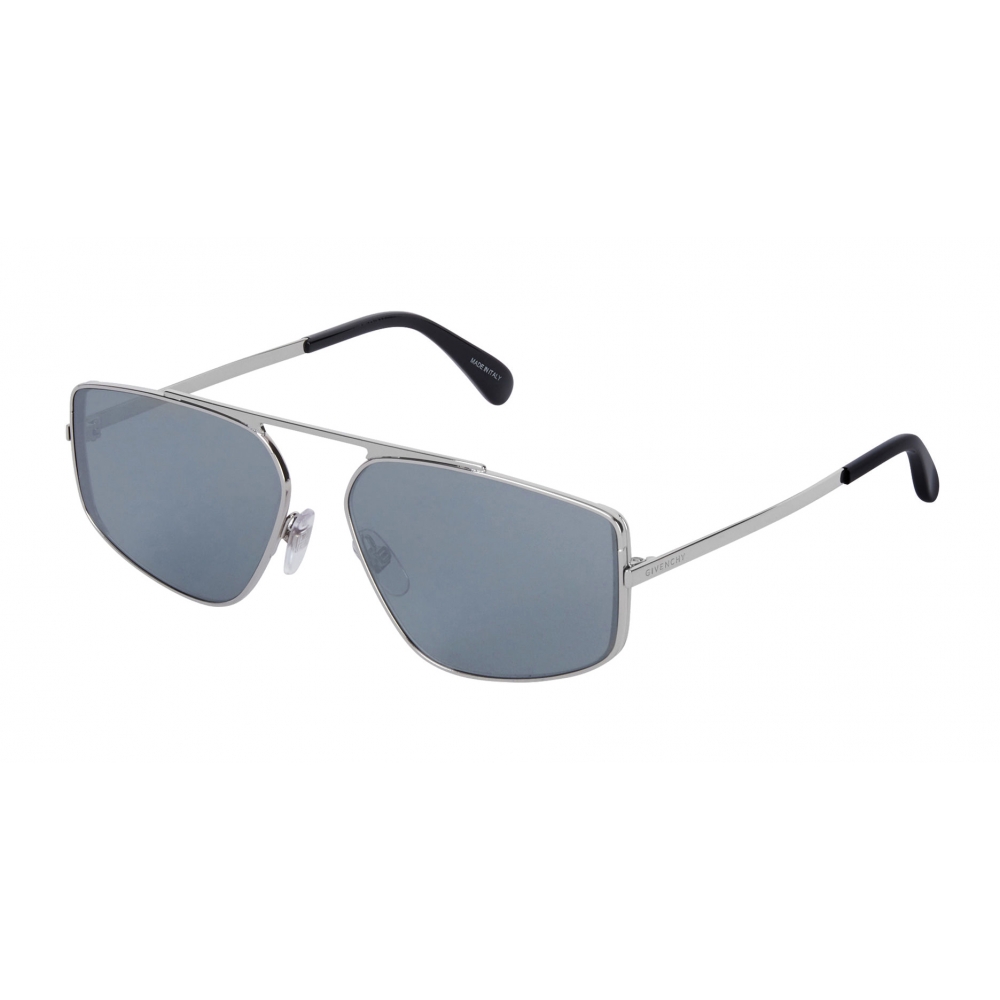 GIVENCHY EYEWEAR GV Day Square-Frame Acetate Mirrored Sunglasses