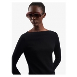 Givenchy - Occhiali da Sole Rotondi Oversize Silhouette in Optyl - Rosa Marrone - Occhiali da Sole - Givenchy Eyewear