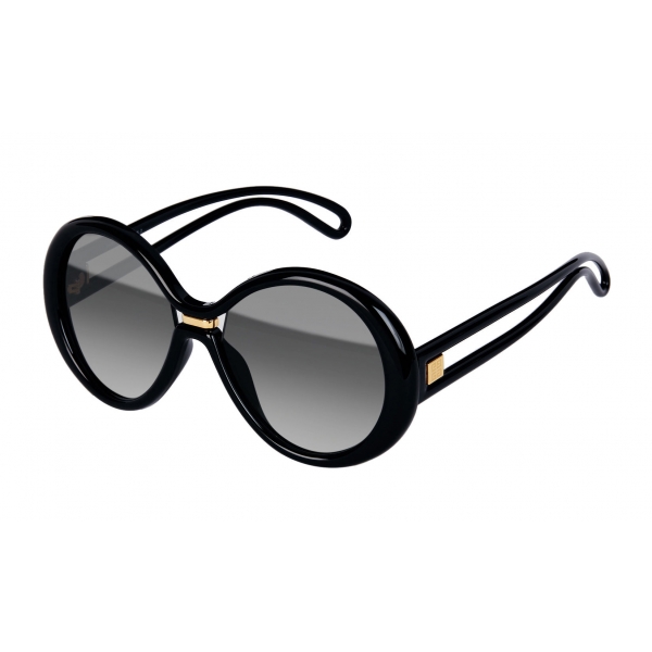 Givenchy - Occhiali da Sole Rotondi Oversize Silhouette in Optyl - Nero - Occhiali da Sole - Givenchy Eyewear
