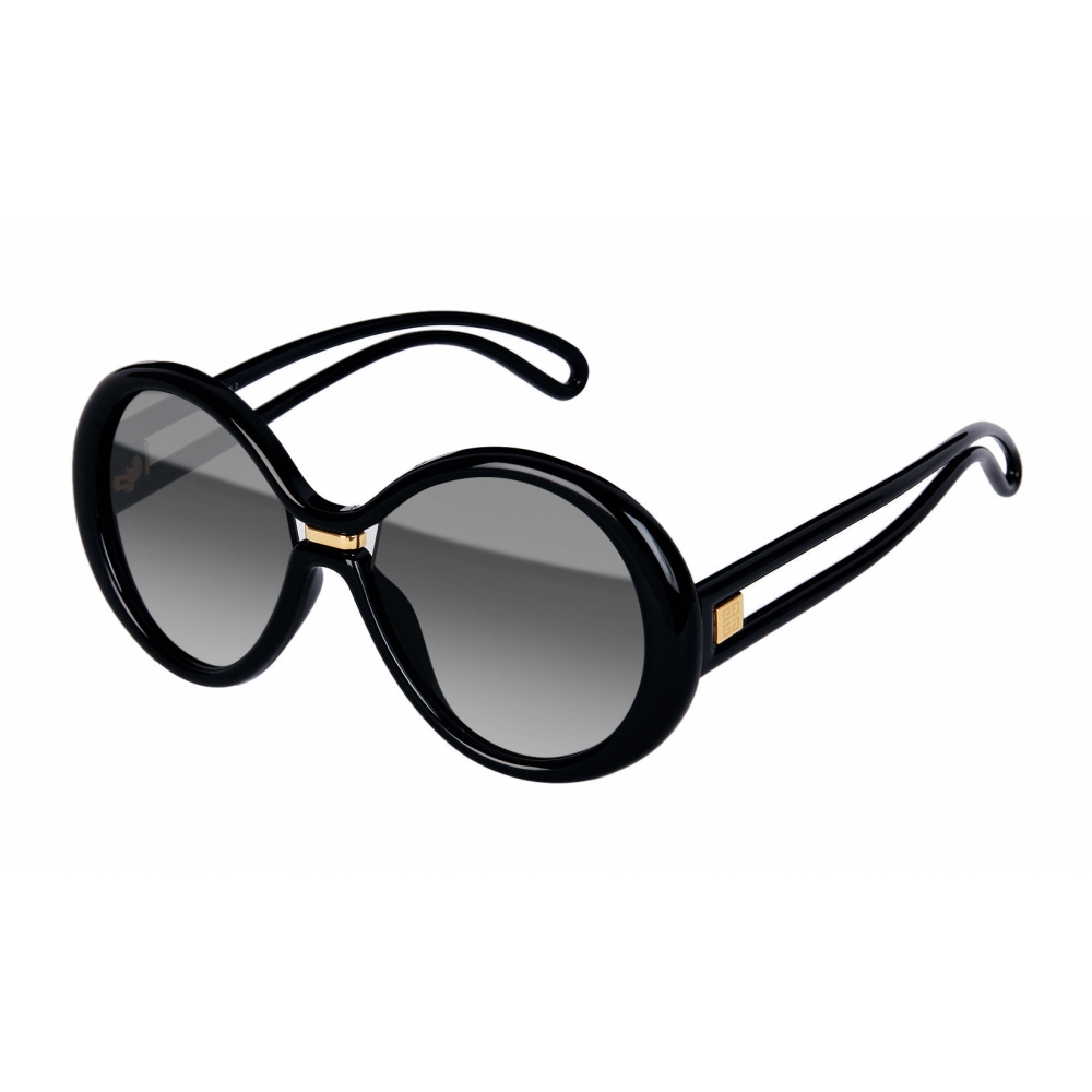 Givenchy - Sunglasses Round Oversize Silhouette in Optyl - Black ...