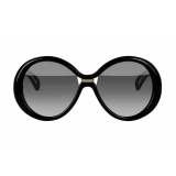 Givenchy - Occhiali da Sole Rotondi Oversize Silhouette in Optyl - Nero - Occhiali da Sole - Givenchy Eyewear