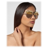 Philipp Plein - Sunshine Collection - Gold Mirror - Sunglasses - Philipp Plein Eyewear