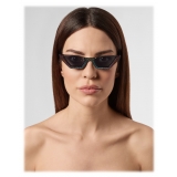 Philipp Plein - Statement Cat Eye Collection - Black Orange - Sunglasses - Philipp Plein Eyewear
