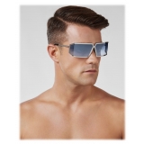 Philipp Plein - Skull Collection - Grey Blue - Sunglasses - Philipp Plein Eyewear