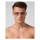 Philipp Plein - Skull Collection - Orange Grey - Sunglasses - Philipp Plein Eyewear