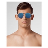 Philipp Plein - Statement Collection - Nickel Blu - Occhiali da Sole - Philipp Plein Eyewear