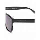 Philipp Plein - All Over PP Collection - Black Smoked - Sunglasses - Philipp Plein Eyewear