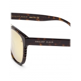 Philipp Plein - All Over PP Collection - Havana Gold - Sunglasses - Philipp Plein Eyewear
