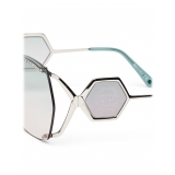 Philipp Plein - Statement Oversize Collection - Nickel Pink - Sunglasses - Philipp Plein Eyewear