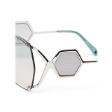 Philipp Plein - Statement Oversize Collection - Nickel Rosa - Occhiali da Sole - Philipp Plein Eyewear