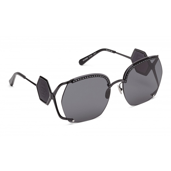 Philipp Plein - Statement Oversize Collection - Black Smoked - Sunglasses - Philipp Plein Eyewear
