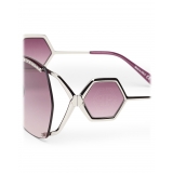 Philipp Plein - Statement Oversize Collection - Nickel Blue - Sunglasses - Philipp Plein Eyewear