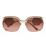 Philipp Plein - Statement Oversize Collection - Brown Gold - Sunglasses - Philipp Plein Eyewear