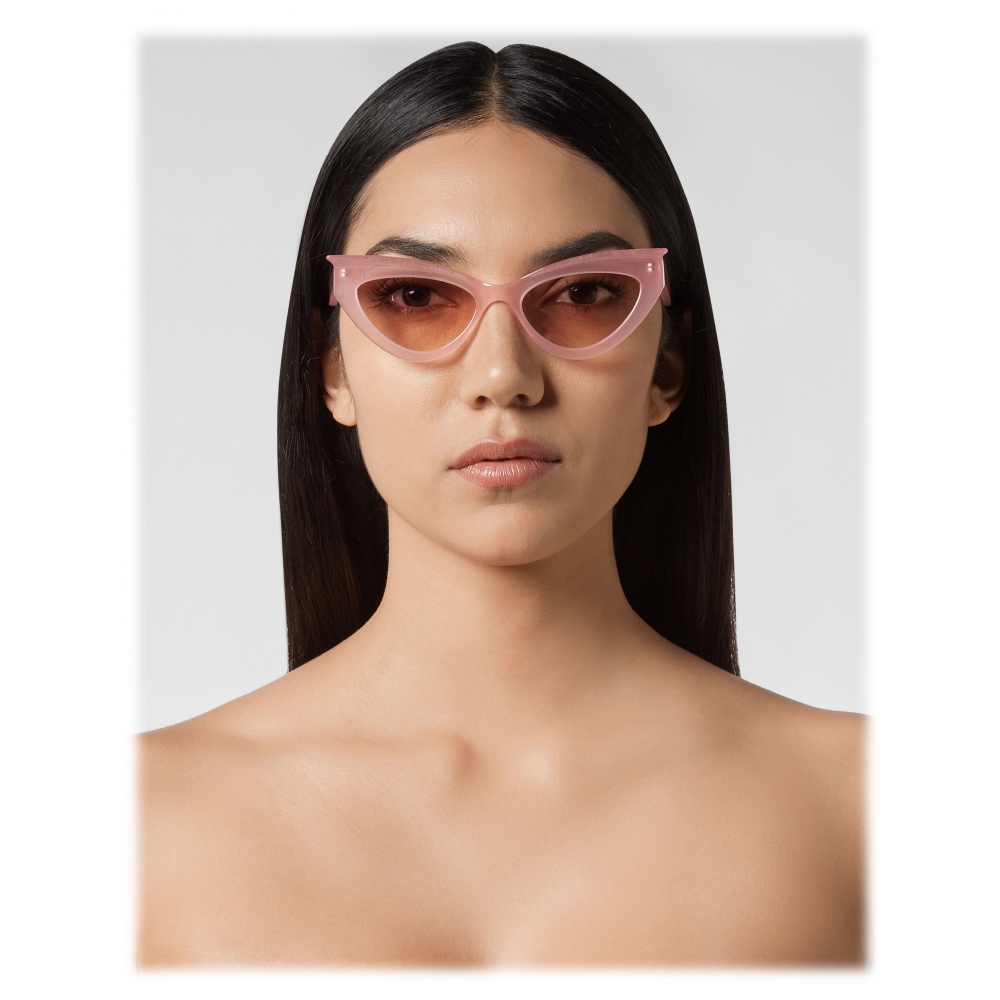 Philipp Plein - Statement Cat Eye Collection - Nickel Pink - Sunglasses ...