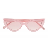 Philipp Plein - Statement Cat Eye Collection - Nickel Pink - Sunglasses - Philipp Plein Eyewear