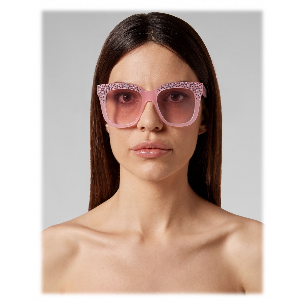 Philipp Plein - Sparkle Collection - Pink - Sunglasses - Philipp Plein ...