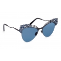 Philipp Plein - Crystal Collection - Nero Blu - Occhiali da Sole - Philipp Plein Eyewear