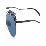 Philipp Plein - Crystal Collection - Black Blue - Sunglasses - Philipp Plein Eyewear