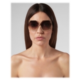 Philipp Plein - Tris Collection - Gold Brown - Sunglasses - Philipp Plein Eyewear