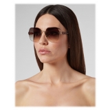 Philipp Plein - Statement Edges Collection - Gold Brown - Sunglasses - Philipp Plein Eyewear
