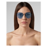 Philipp Plein - Statement Edges Collection - Nero Blu - Occhiali da Sole - Philipp Plein Eyewear