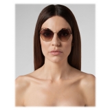 Philipp Plein - Vlinder Collection - Gold Brown - Sunglasses - Philipp Plein Eyewear