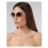 Philipp Plein - Vlinder Collection - Oro Marrone - Occhiali da Sole - Philipp Plein Eyewear