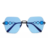 Philipp Plein - Statement Edges Collection - Black Blue - Sunglasses - Philipp Plein Eyewear