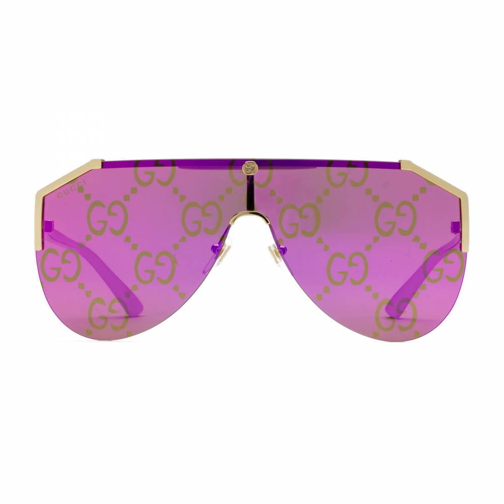 Bella Square Sunglasses  Matte Black & Pink Mirrored Sunglasses