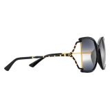 Gucci - Square Frame Acetate and Metal Sunglasses - Black - Gucci Eyewear