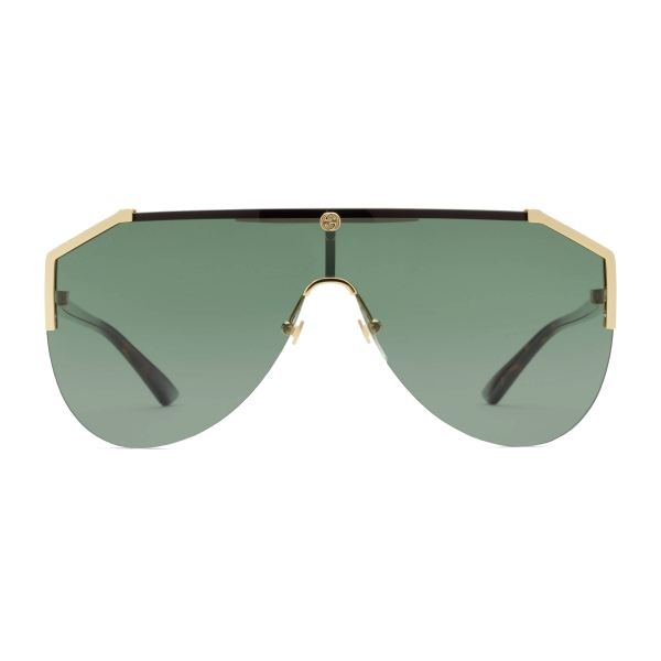 Gucci - Occhiale da Sole a Mascherina - Verde - Gucci Eyewear