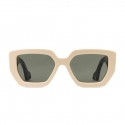Gucci - Square Acetate Sunglasses - Mix Black Ivory - Gucci Eyewear