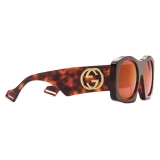 Gucci - Square Acetate Sunglasses - Turtle Twill - Gucci Eyewear