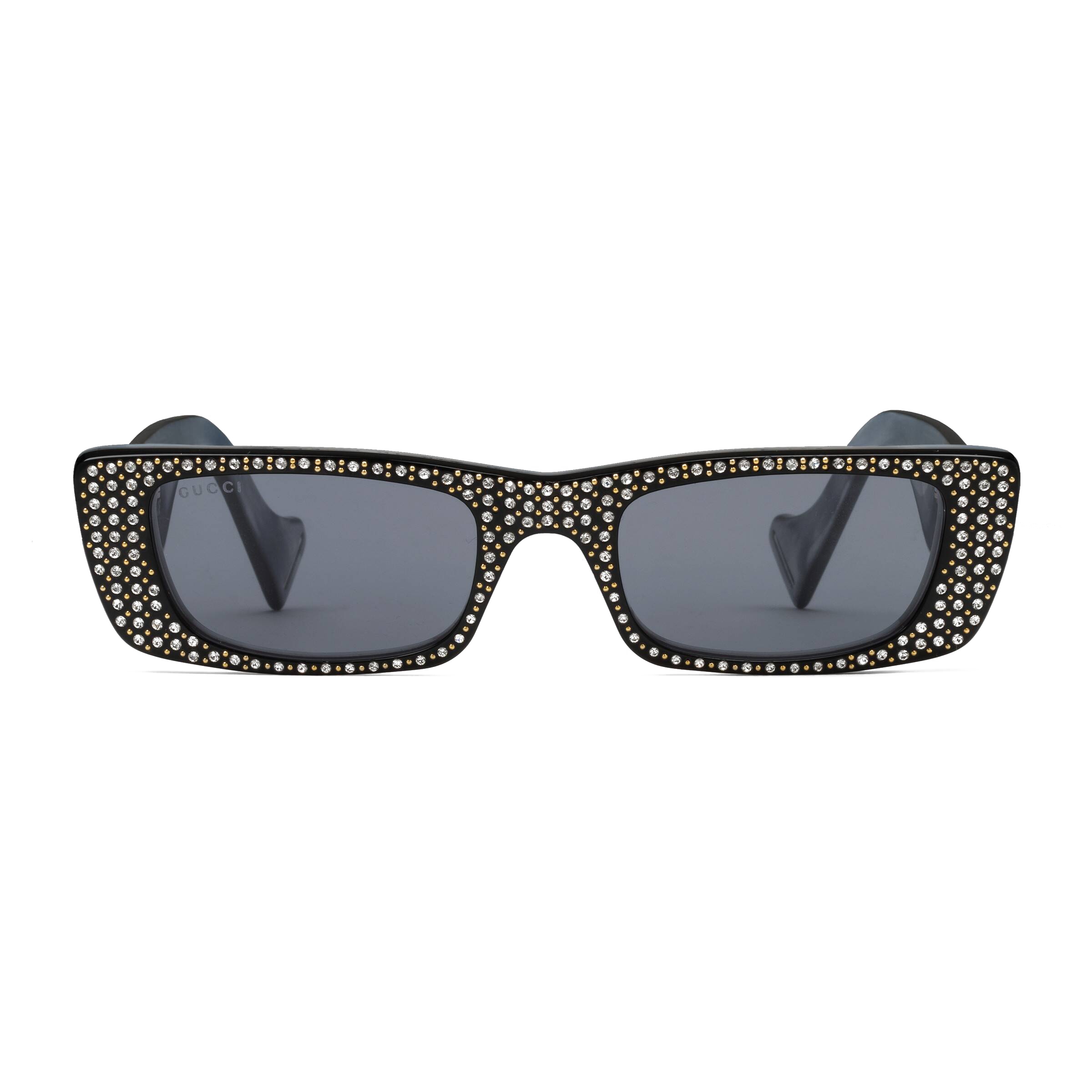 Rectangular Sunglasses with Crystals 