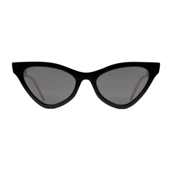 Gucci - Cat Eye Acetate Sunglasses - Black - Gucci Eyewear - Avvenice