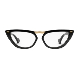 Gucci - Cat Eye Acetate Sunglasses with Metal Bridge - Black  - Gucci Eyewear