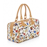 Divo Diva - Montecarlo - Bianco - Borsa in Pelle - Made in Italy - Life is a Game Collection - Alta Qualità Luxury