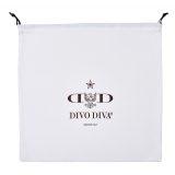 Divo Diva - Montecarlo - White - Leather Handbag - Made in Italy - Life is a Game Collection - Luxury High Quality
