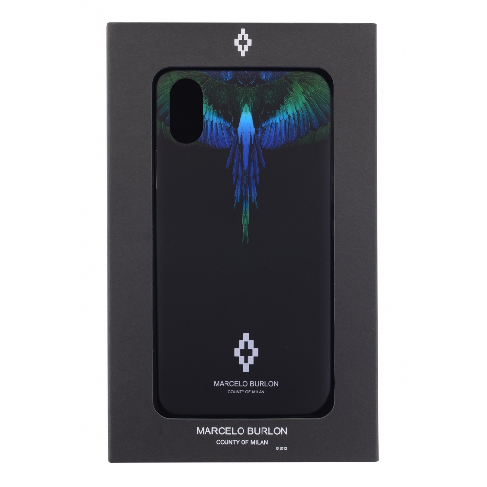 Burlon - Blue Wings Cover - iPhone XS Max Apple - County of Milan - Printed Case - Avvenice
