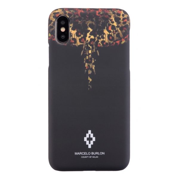 Marcelo Burlon - Cover Leo Wings - iPhone XR - Apple - County of Milan - Cover Stampata