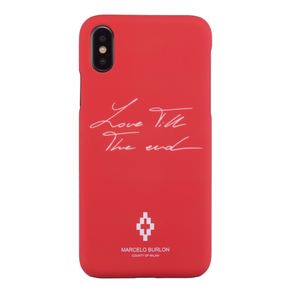 Marcelo Burlon - Cover Love - iPhone XS Max - Apple - County of Milan - Cover Stampata