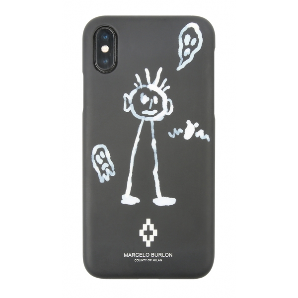 Marcelo Burlon - Cover Kid Sketch - iPhone XS Max - Apple - County of Milan - Cover Stampata