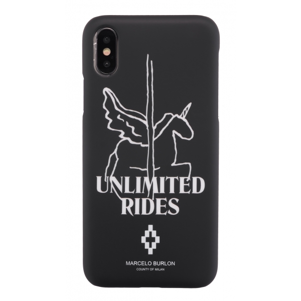 Marcelo Burlon - Cover Unlimited Rides - iPhone XS Max - Apple - County of Milan - Cover Stampata