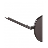 Bottega Veneta - Metal Aviator Sunglasses - Black Grey - Sunglasses - Bottega Veneta Eyewear