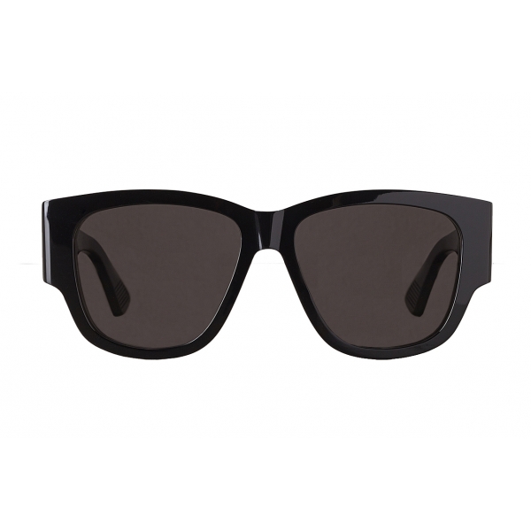 Bottega Veneta - Acetate D Design Sunglasses - Black Grey - Sunglasses - Bottega Veneta Eyewear