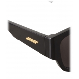 Bottega Veneta - Acetate D Design Sunglasses - Black Grey - Sunglasses - Bottega Veneta Eyewear