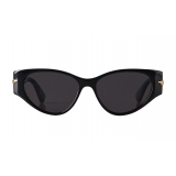 Bottega Veneta - Occhiali da Sole Cat Eye The Original 02 - Black Grey - Occhiali da Sole - Bottega Veneta Eyewear