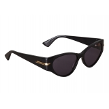 Bottega Veneta - The Original 02 Cat Eye Sunglasses - Black Grey - Sunglasses - Bottega Veneta Eyewear