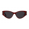 Bottega Veneta - Occhiali da Sole Cat Eye The Original 02 - Bordeaux - Occhiali da Sole - Bottega Veneta Eyewear