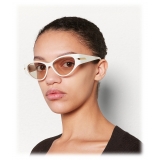 Bottega Veneta - The Original 02 Cat Eye Sunglasses - Ivory - Sunglasses - Bottega Veneta Eyewear